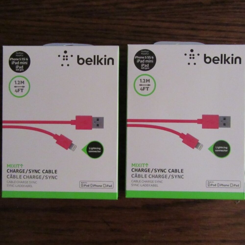 4 pieces Apple Certified MIXIT Lightning USB Cable